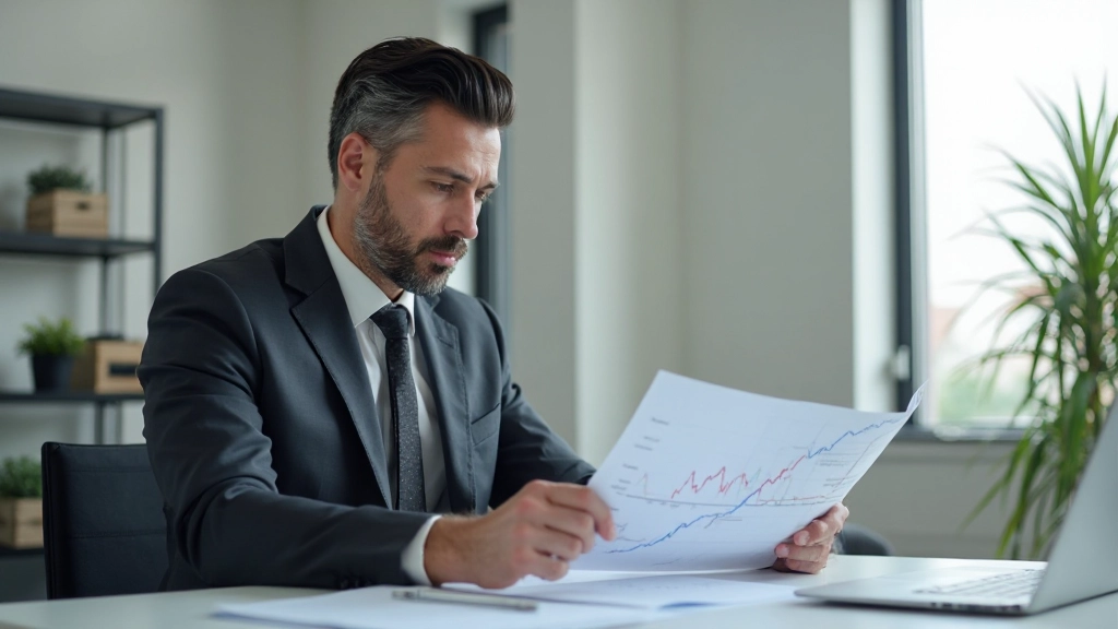 Финансовый профессионал анализирует различные типы инвестиционных инструментов и активов